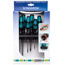 Zestaw wkrętaków, szczelinowych/krzyżowych-pozidriv, 6-częściowy, z uchwytem SF-SL/PZ SET 1212542