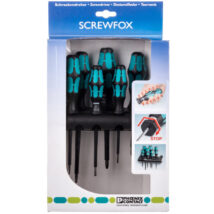Zestaw wkrętaków, szczelinowych/krzyżowych-pozidriv, izolacja VDE, 6-częściowy, z uchwytem SF-SL/PZ SET VDE 1212540