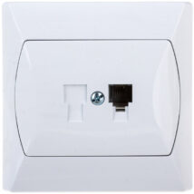 AKCENT Gniazdo telefoniczne pojedyncze RJ11 białe GPT-1A/00