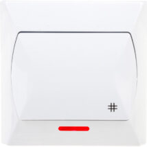 AKCENT Łącznik krzyżowy z podświetleniem biały ŁP-4AS/00