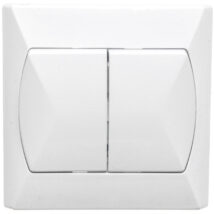 AKCENT Łącznik schodowy podwójny biały ŁP-10A/00