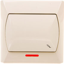 AKCENT Łącznik schodowy z podświetleniem beżowy ŁP-3AS/01