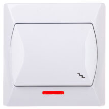 AKCENT Łącznik schodowy z podświetleniem biały ŁP-3AS/00