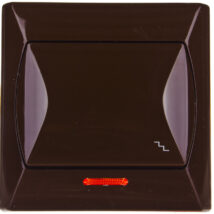 AKCENT Łącznik schodowy z podświetleniem brązowy ŁP-3AS/24