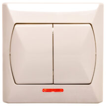 AKCENT Łącznik świecznikowy z podświetleniem beżowy ŁP-2AS/01