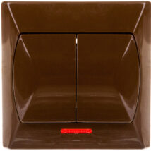 AKCENT Łącznik świecznikowy z podświetleniem brązowy ŁP-2AS/24