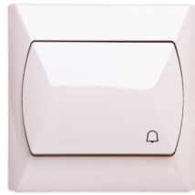 AKCENT Przycisk /dzwonek/ beżowy ŁP-6A/01