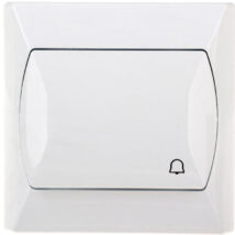 AKCENT Przycisk /dzwonek/ biały ŁP-6A/00