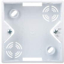 AKCENT Puszka natynkowa pojedyncza biała PNP-A/00