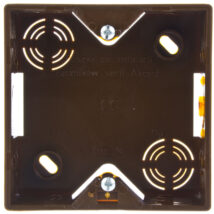 AKCENT Puszka natynkowa pojedyncza brązowa PNP-A/24