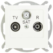 AS Gniazdo antenowe RTV-SAT końcowe ecru GPA-GS/m/27