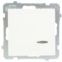 AS Łącznik pojedynczy z podświetleniem ecru ŁP-1GS/m/27