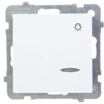 AS Przycisk /światło/ z podświetleniem biały ŁP-5GS/m/00