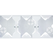 AS Puszka natynkowa potrójna biała PNP-3G/00