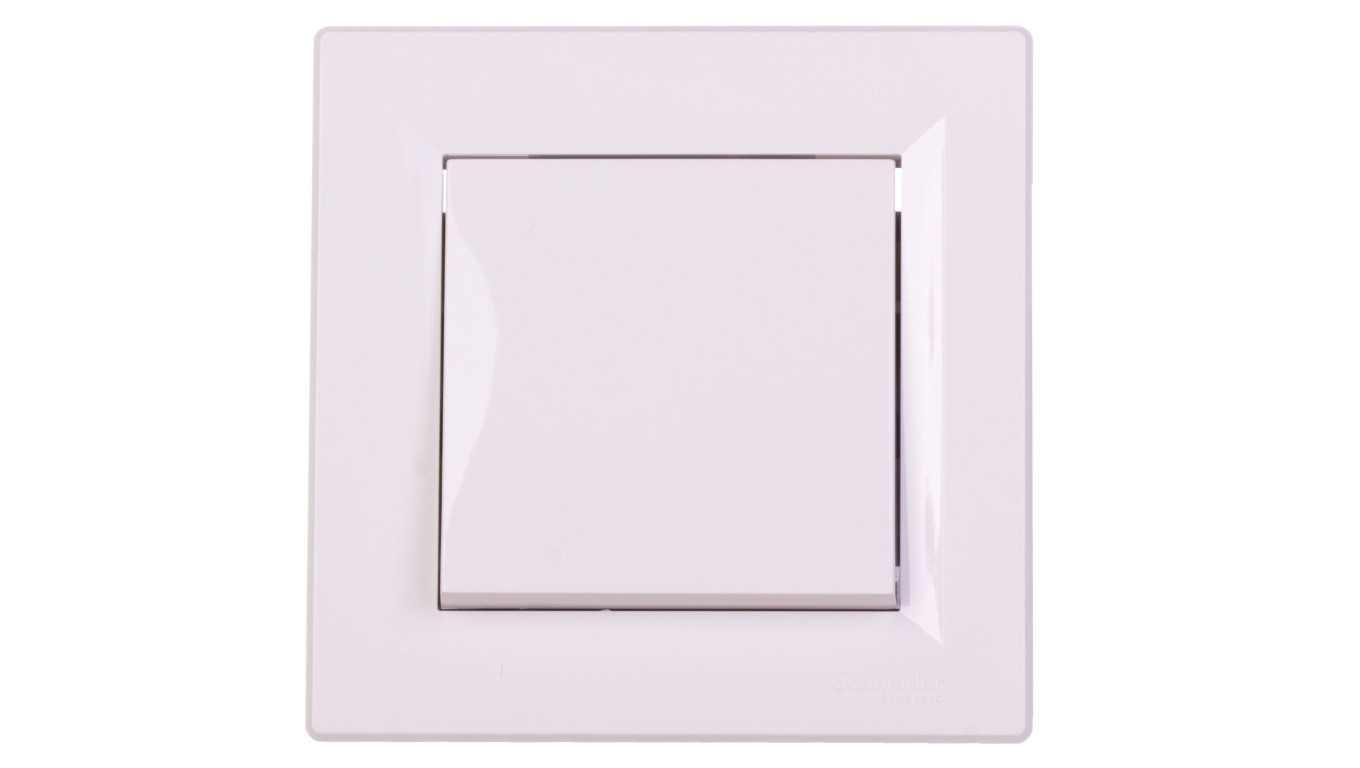 Łącznik Asfora pojedynczy biały z ramką EPH0100121