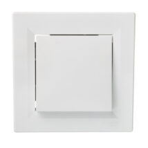 Łącznik Asfora pojedynczy dwubiegunowy biały z ramką EPH0200121