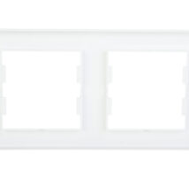 ASFORA Ramka podwójna pozioma biała EPH5800221