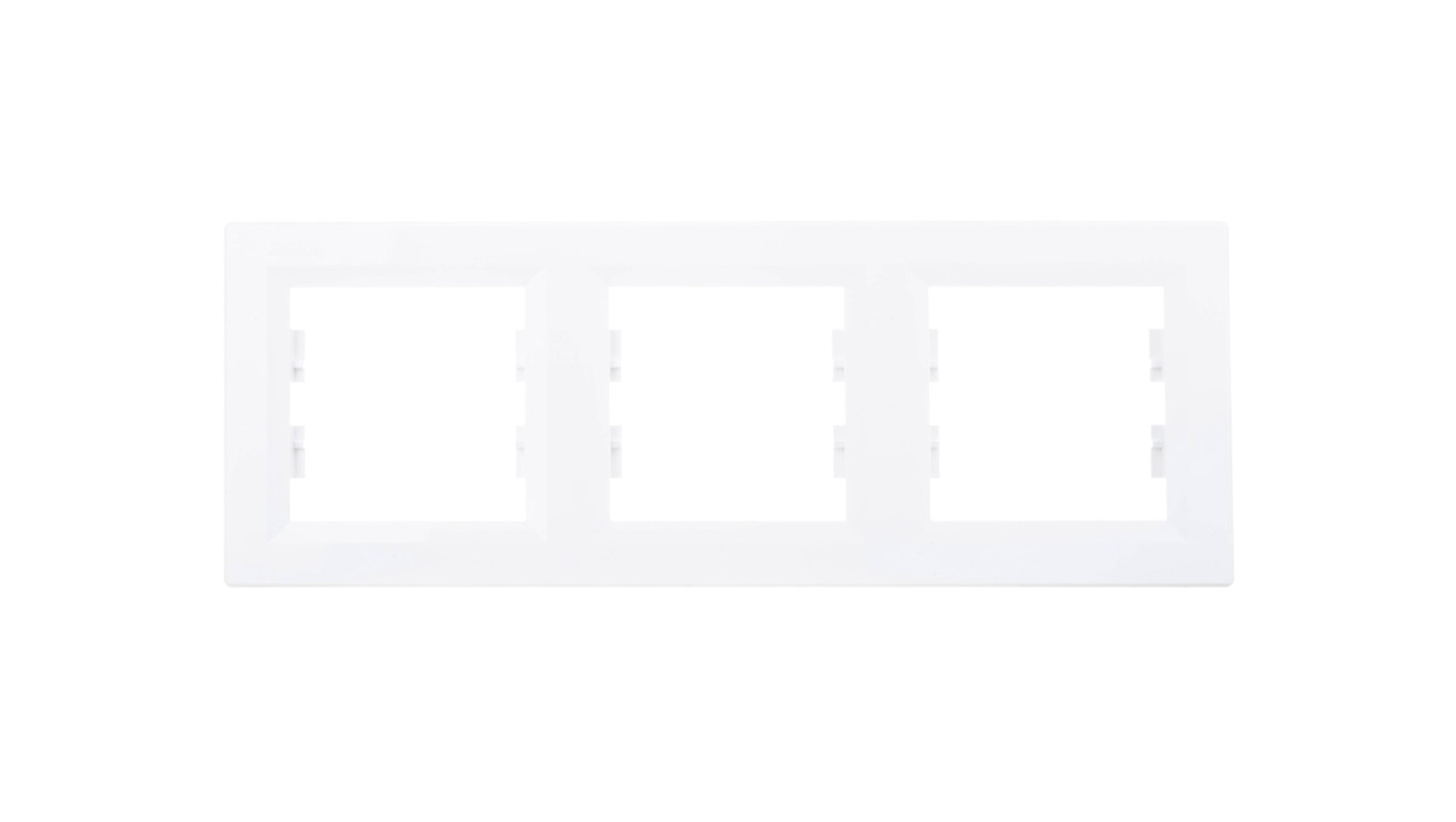 ASFORA Ramka potrójna pozioma biała EPH5800321