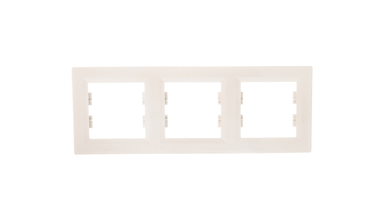 ASFORA Ramka potrójna pozioma kremowa EPH5800323