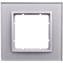 Berker B.7 Ramka pojedyncza szklana aluminiowa 10116414