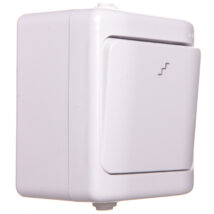 BRYZA Łącznik hermetyczny schodowy IP54 biały 180406