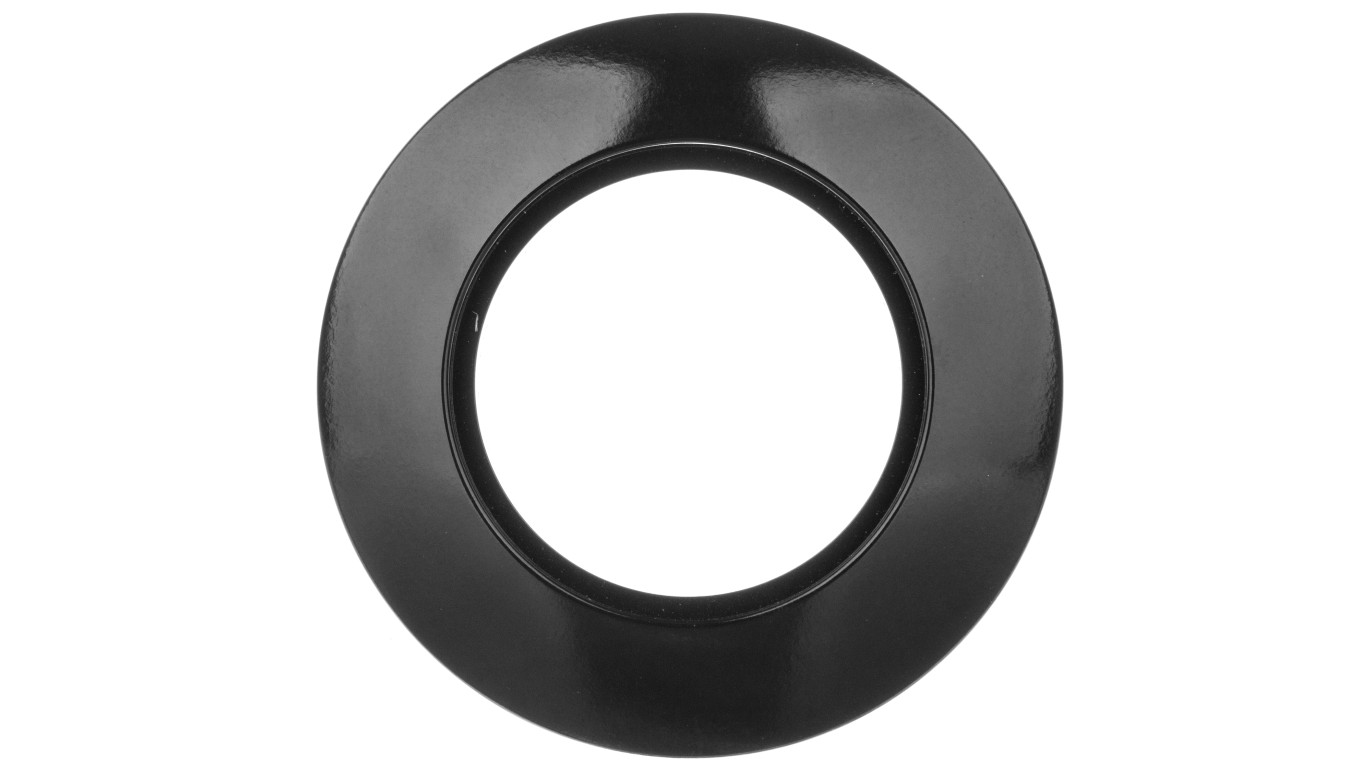 Berker 1930 Ramka pojedyncza okrągła czarna 138101