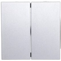 Berker B.1/B.3/B.7 Glas Klawisz podwójny srebrny 16231404