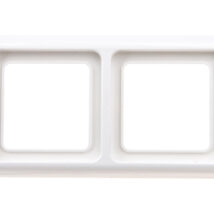 Berker IP44 Ramka hermetyczna podwójna z uszczelką śnieżnobiała 53132909