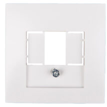 Berker/B.Kwadrat Element centralny gniazda TAE i głośnikowego biały 5310338989