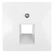 Berker/B.Kwadrat Element centralny gniazda przyłączeniowego 1xUAE kremowy 5314078982