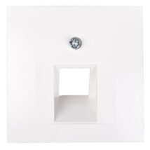 Berker/B.Kwadrat Element centralny gniazda przyłączeniowego 1xUAE śnieżnobiały 5314078989