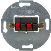 Berker/B.Kwadrat Gniazdo głośnikowe podwójne antracyt 457305