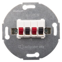 Berker/B.Kwadrat Gniazdo głośnikowe podwójne śnieżnobiałe 457309