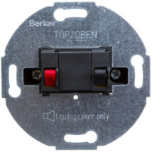 Berker/B.Kwadrat Gniazdo głośnikowe pojedyncze antracyt 457205