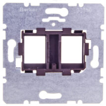 Berker/B.Kwadrat Płytka nośna podwójna z brązowym elementem mocującym 454107