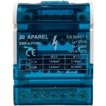 Blok listew rozdzielczych 4-biegunowy 100A EBR 4-7/100 R33RA-02020200101