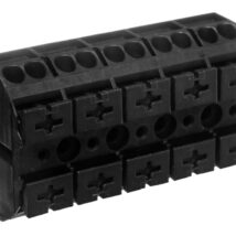 Blok zasilający 5-torowy czarny 862-505