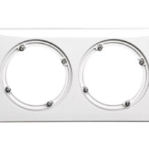 CELIANE Ramka biały podwójna IP44 069072