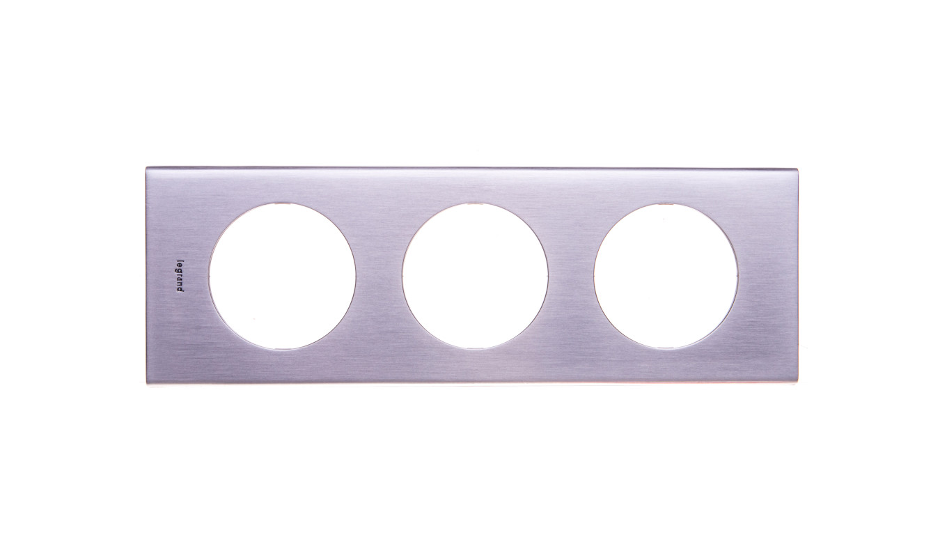 CELIANE Ramka potrójna stal niedz. Poziomy i pionowy 069103