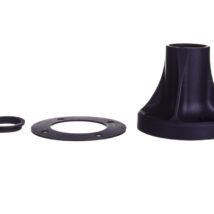 Cokół mocujący tworzywo czarny poziomy XVBZ01