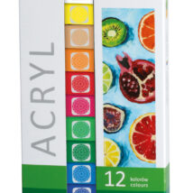 Farby akrylowe Happy Color 12 kolorów 12 ml