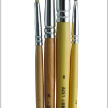 Pędzle Happy Color szkolne mix włosia A 4 sztuki