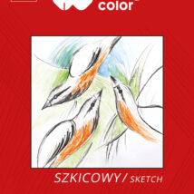 Blok Happy Color szkicowy Młody Artysta A4 50 arkuszy 90g