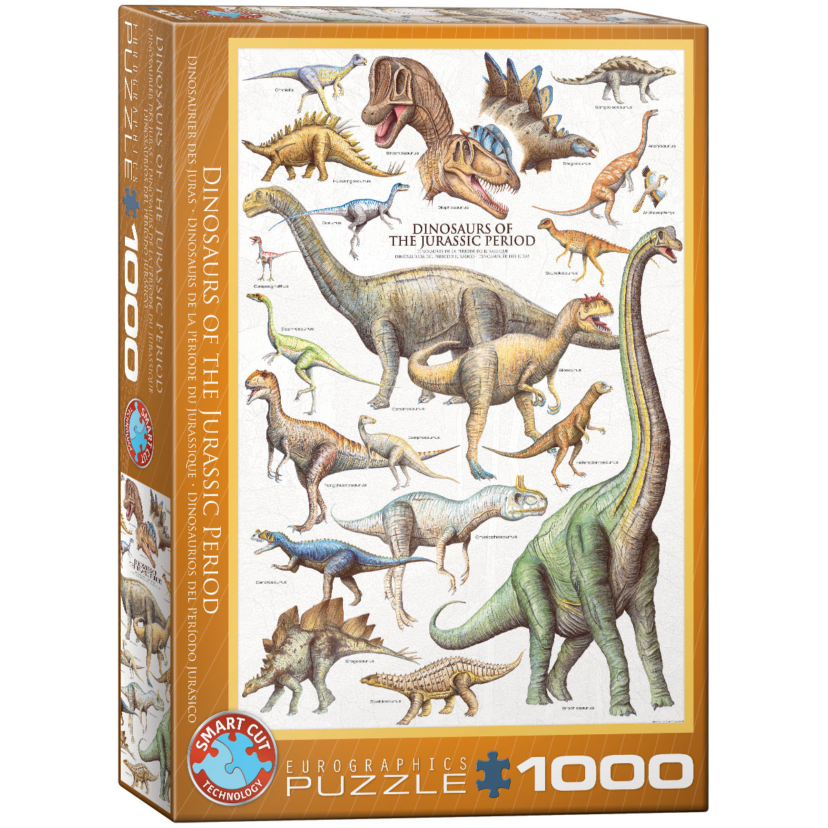 Puzzle 1000 Dinosaurs of Jurassic Period 6000-0099