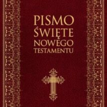 Pismo Święte nowego testamentu. Duże litery