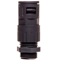Dławnica do węża osłonowego M20 IP68 SILVYN KLICK-GPZ-M 20×1,5 szara 55500820