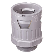 Dławnica do węża osłonowego M40 IP68 SILVYN KLICK-GM 40×1,5 szara 55501080