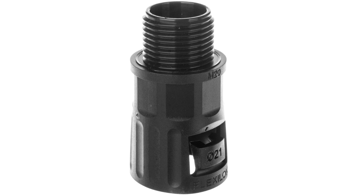 Dławnica poliamidowa do rury ochronnej M20 IP66 czarna SFD 20M/16 E03DK-07060200601 /10szt./