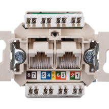 Gniazdo komputerowe UAE 8/8 pinowe nieekranowane kat.5e 534576