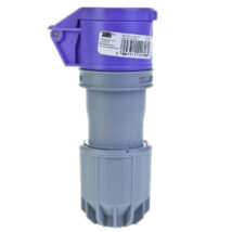 Gniazdo przenośne 16A 2P 24V fioletowe IP44 TWIST 262v